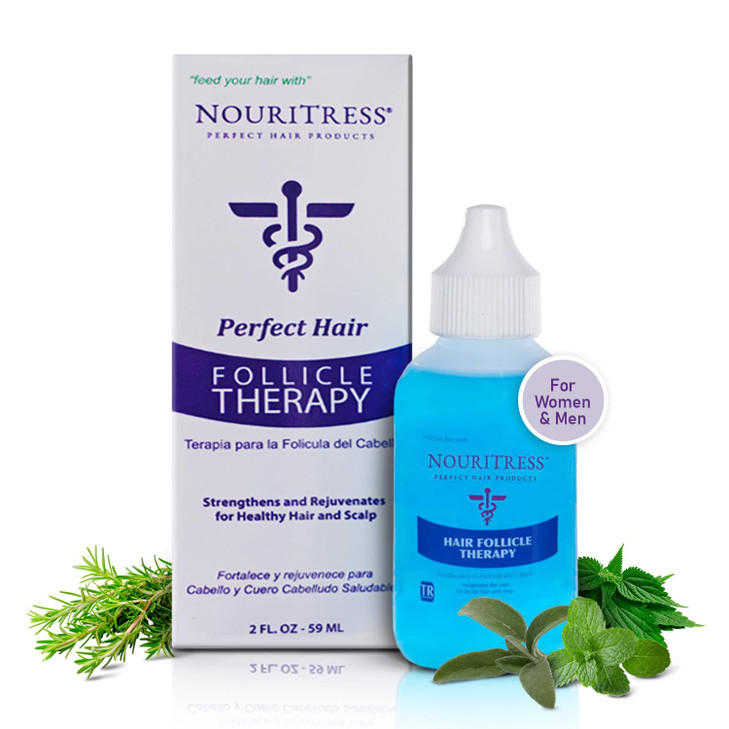 NouriTress Hair Follicle Therapy Serum Advanced Scalp Treatment with Rosemary Castor Oil Clinically Proven to Strengthen
