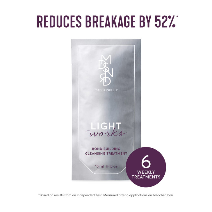 Madison Reed Light Works Bond Building Cleansing Treatment Repair Care For Highlighted Hair Strengthens Prevents Breakag