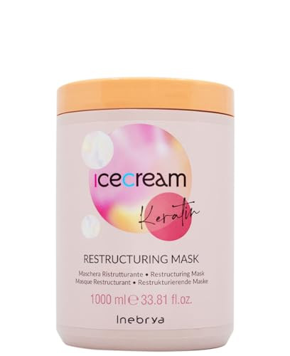 Inebrya Ice Cream Keratin Restructuring Mask Maschera Ristrutturante 1000ml