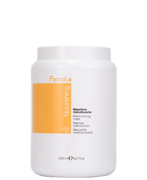 Fanola Deep Conditioning Hair Mask for Damaged Hair Hydrating Treatment Enriched with Milk Proteins Softens Restores Dry