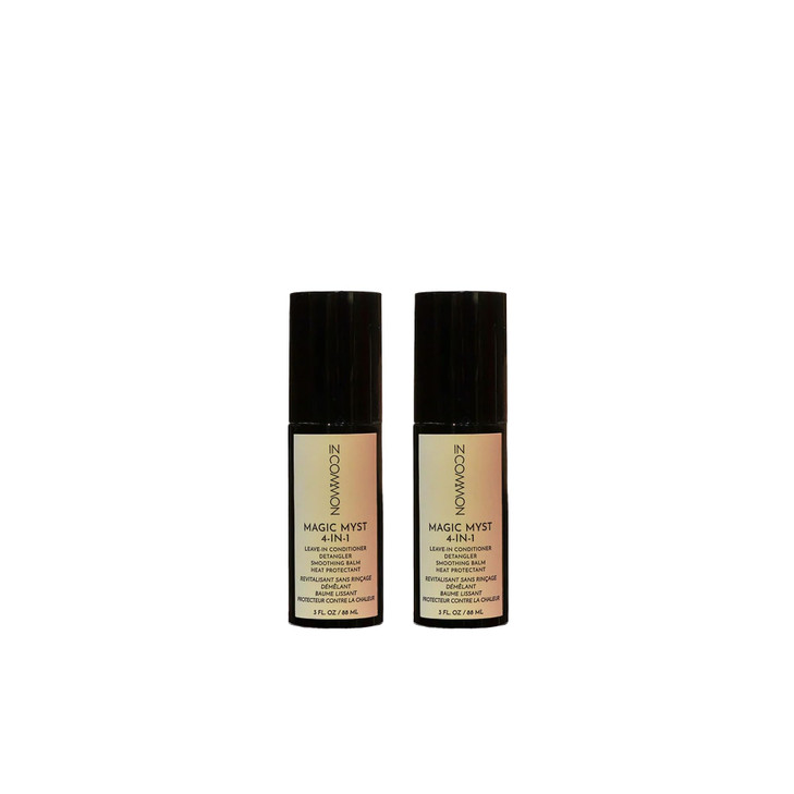 IN COMMON Magic Myst Universal Hair Elixir Travel Size 4In1 LeaveIn Conditioner Detangler Heat Protectant 3 oz Pack of 2