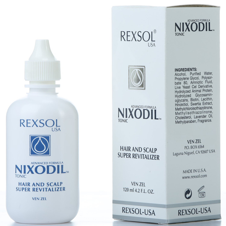 REXSOL Nixodil Hair and Scalp Super Revitalizer With Live Yeast Cell Derivatives Biotin Lecithin Swertia Extract Lavende