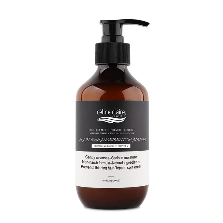 Celine Claire hair enhancement shampoo is a hair loss organic daily shampoo to turn your hair thicker Fuller and healthi