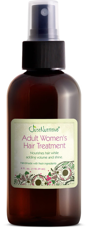 Just Nutritive Adult Womens Hair Treatment Oil Nourishing and Strengthening 4 oz Liquid SLS and Chemical Free Ideal for
