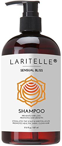 Laritelle Organic Shampoo 175 oz Argan Oil Rosemary Palmarosa Promotes Hair Growth Prevents Hair Loss GF