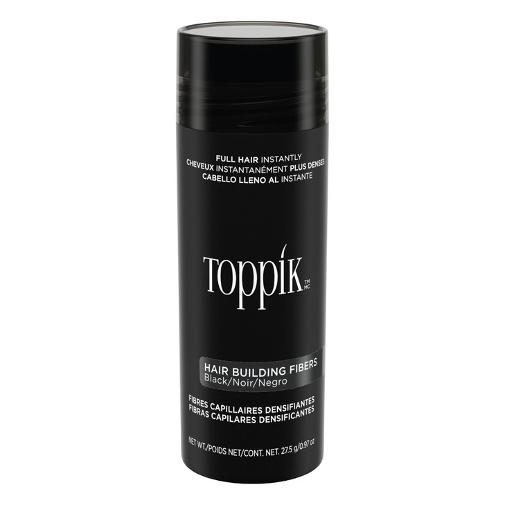 Toppik Hair Building Fibers Black 275g Fill In Fine or Thinning Hair Instantly Thicker Fuller Looking 9 Shades for Men W