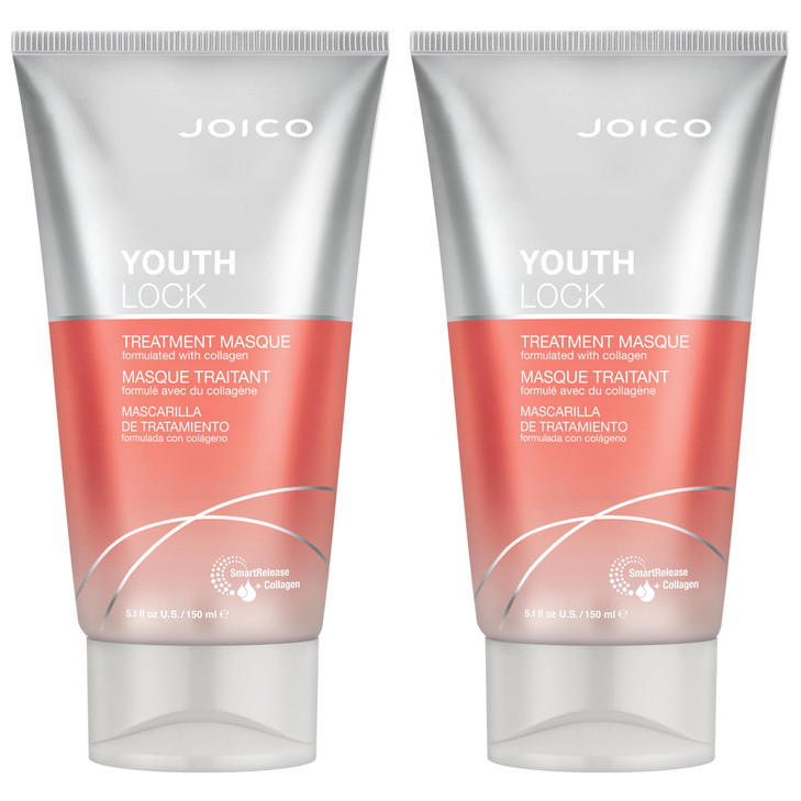 YouthLock Treatment Masque Formulated with Collagen Nourish and Soften Hair Reduce Frizz and Fall Boost Shine