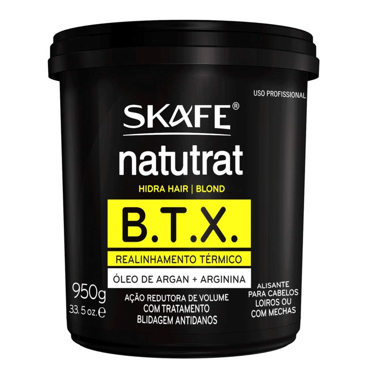 Skafe Linha Natutrat Btx Mascara Mega Hidratante Loiras 950 Gr Naturat Btx Collection Mega Moisturizing Mask For Blondes