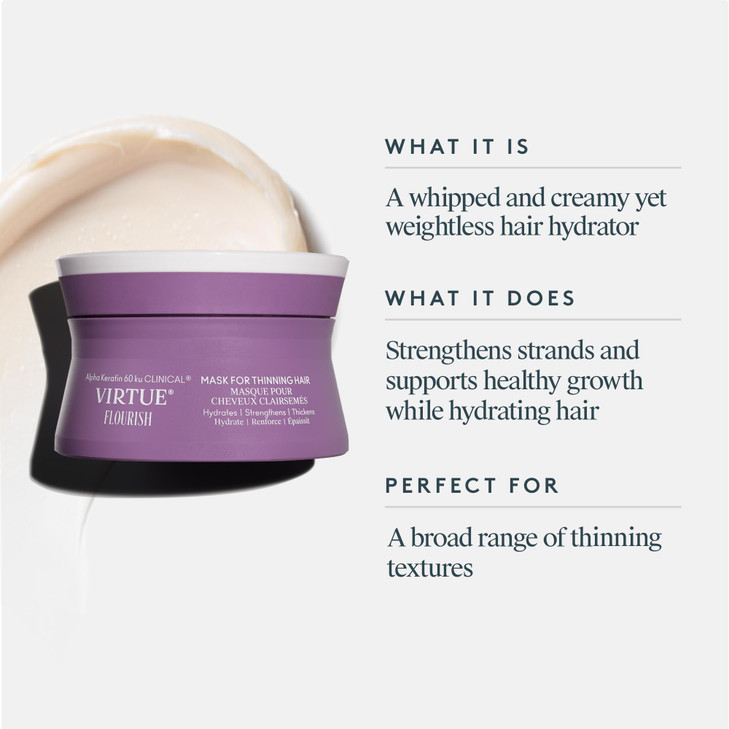 Virtue Flourish Mask for Thinning Hair 5 oz
