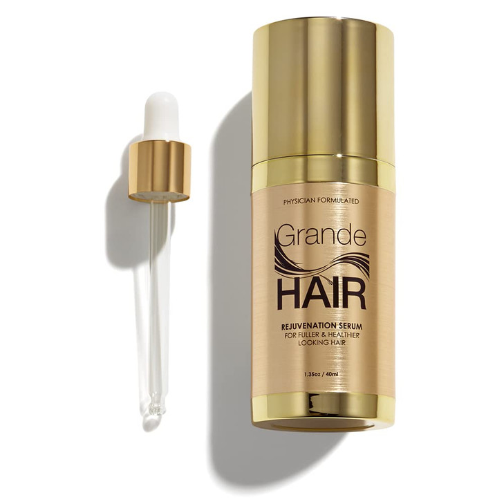 Grande Cosmetics GrandeHAIR Enhancing Hair Serum for Men Women for Fuller ThickerLooking Hair in 8 weeks Safe for ColorT