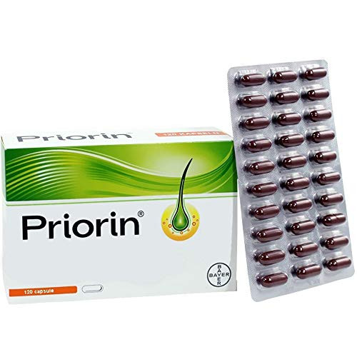 PRIORIN Hair Growth Formula 120 Capsule Help Weak Thinning Hair Original German Brand