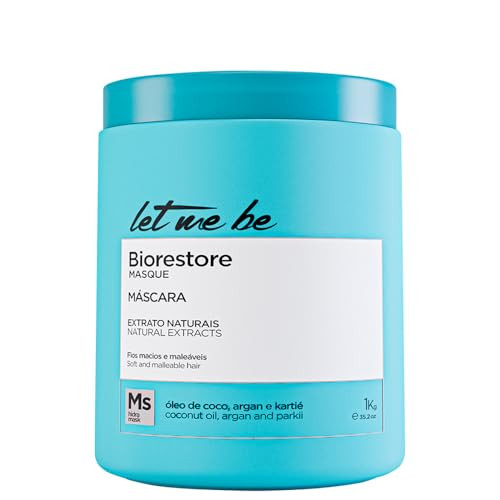Let Me Be Biorestore Hair Masque 1kg 352 oz ProSalon Deep Conditioning Treatment for Dry or Processed Hair Smoothness Sh
