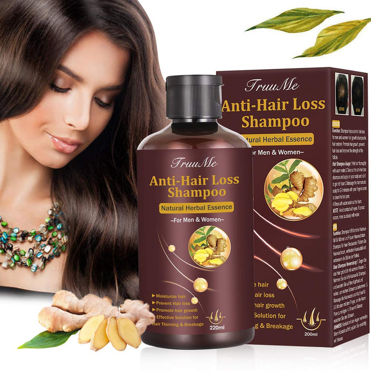 CIDBEST Hair Thickening Shampoo Natural Organic Herb Shampoo for Hair Regrowth Faster Prevent Hair Loss Suitable for All