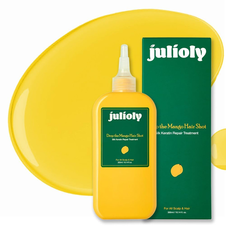 julioly Mango Ampoule Type Hair Mask l Deep Hydrates Nourishes Detangled Dry Curly Damaged Hair l Scalp Hair Spa Treatme