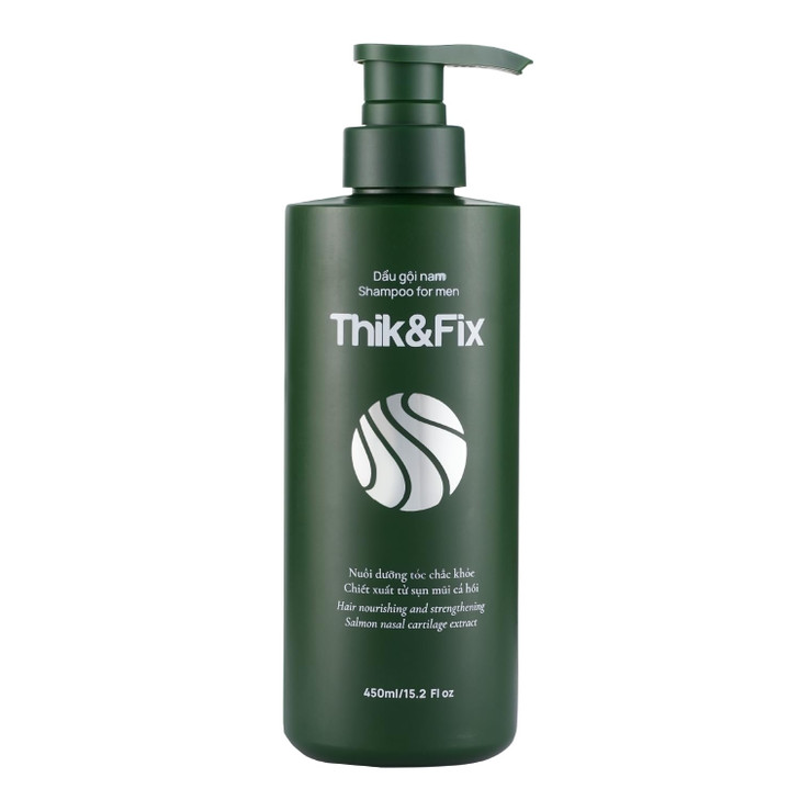 ThikFix Hair Growth Shampoo for Men Improves Volume Strength Texture Hydrates Nourishes Scalp Formulated for Thinning Da
