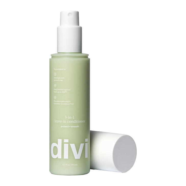 Divi 3in1 LeaveIn Conditioner Spray Detangler Heat Protectant for Frizz Control Shine Lightweight Moisturizer For All Ha