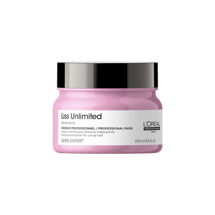 LOral Professionnel Paris Liss Unlimited Mask For FrizzProne Hair Provides LongLasting Frizz and Humidity Protection Wit