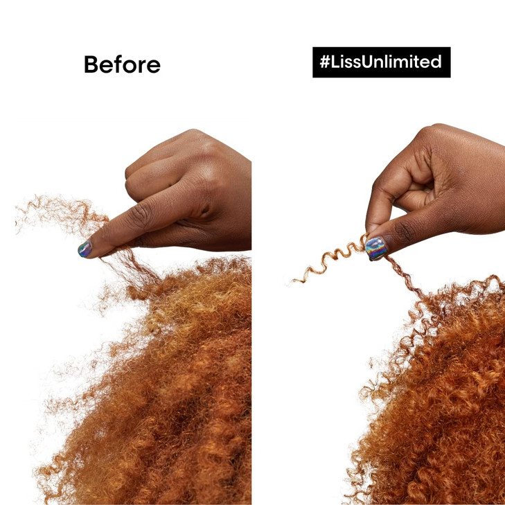 LOral Professionnel Paris Liss Unlimited Mask For FrizzProne Hair Provides LongLasting Frizz and Humidity Protection Wit
