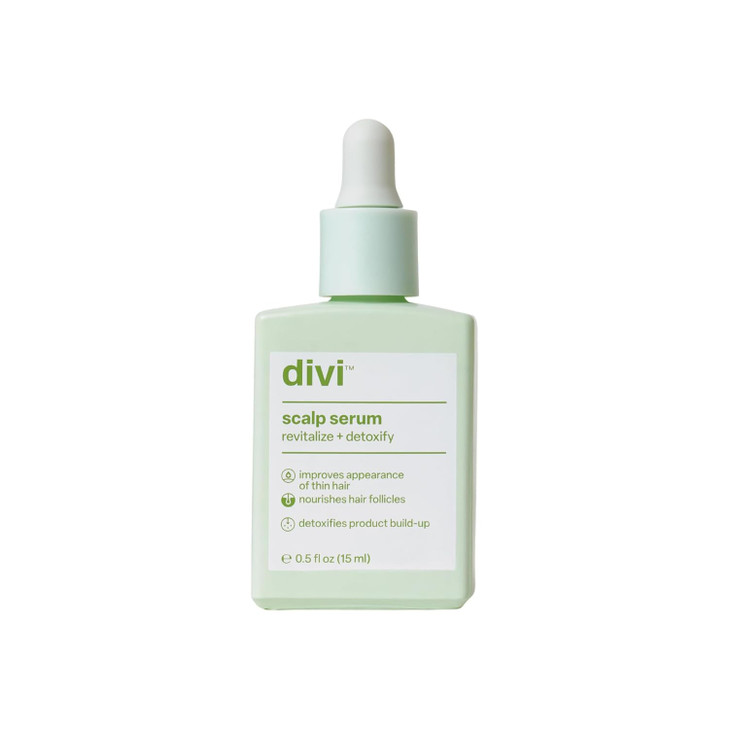 Divi Scalp Serum for Thinning Hair 15ml Clinically Tested Nourishing Formula with Amino Acids Caffeine Rosemary Oil Prom