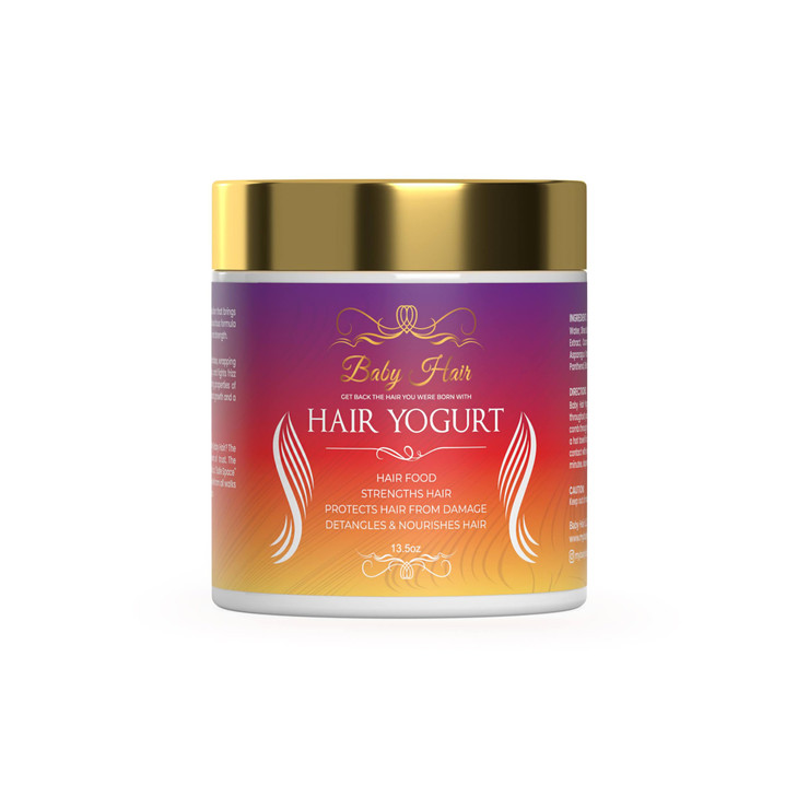 Baby Hair Hair Yogurt Deep Moisture Growth Mask for Dry Damaged Hair New 135oz Jar with Seal NaturallyDerived with Bioti