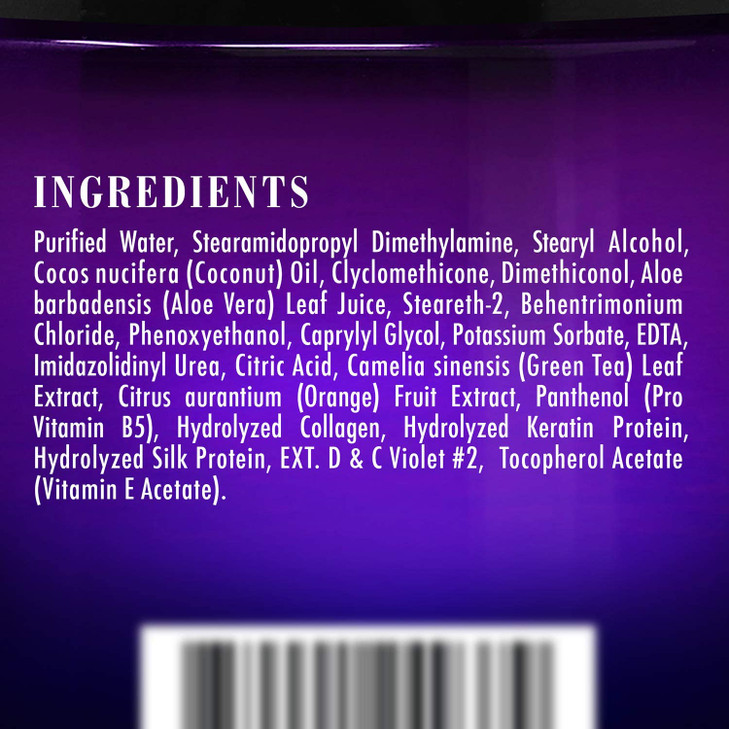 Botanic Hearth Purple Hair Mask For Blonde Silver And Gray Hair Sulfate Paraben Free 8 Fl Oz