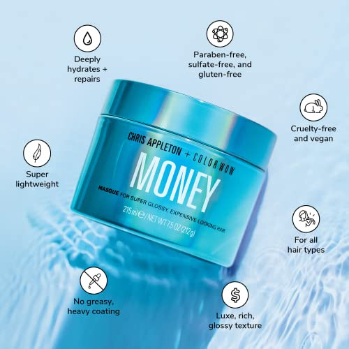 COLOR WOW Money Masque Deep Hydrating Conditioning Treatment by Celebrity Stylist Chris Appleton Vegan Formula