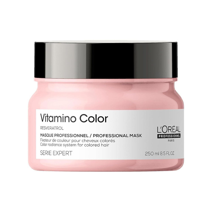 LOral Professionnel Paris Vitamino Color Hair Mask Protects Preserves Hair Color Enhances Shine Vibrancy Moisturizes Det