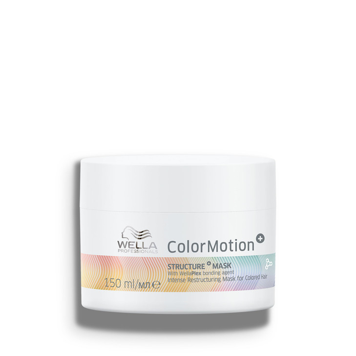 Wella Professionals ColorMotion Structure Bonding Mask Intense Deep Conditioning Treatment Preserves Hair Color Vibrancy