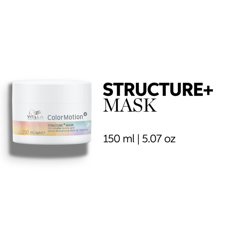 Wella Professionals ColorMotion Structure Bonding Mask Intense Deep Conditioning Treatment Preserves Hair Color Vibrancy