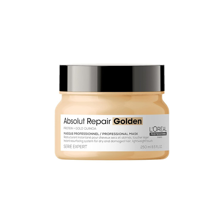 LOral Professionnel Paris Absolut Repair Golden Mask Repairs Damage Provides Shine For Fine to Medium Dry Damaged Hair