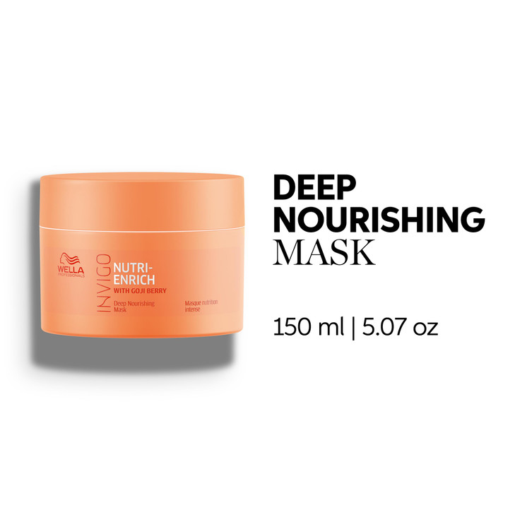 Wella Professionals Invigo NutriEnrich Deep Nourishing Mask For Dry or Stressed Hair 507 Fl Oz