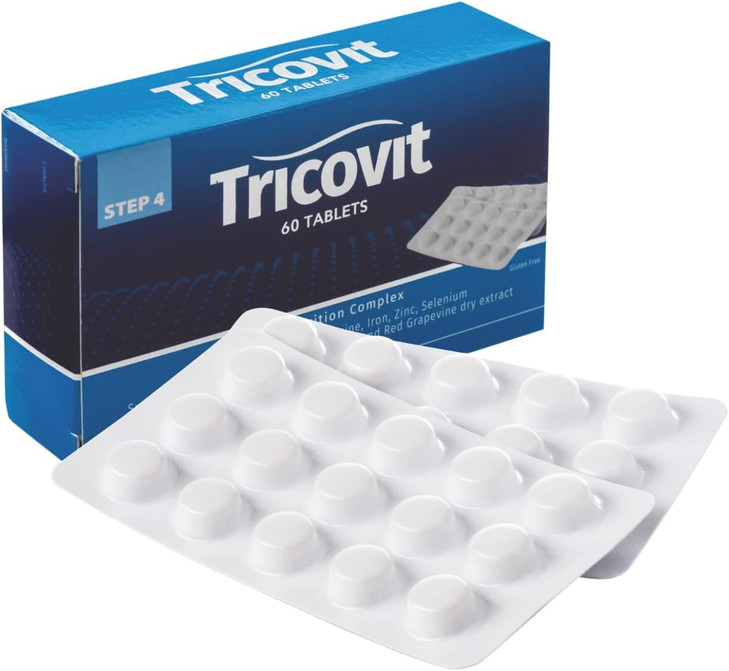 Tricovit Hair Growth Supplement Nail Hair Health Vitamins with Amino Acids Minerals Antioxidants DermatologistFormulated