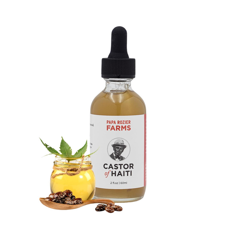 Papa Rozier Farms Pure Organic Castor Oil for Hair Growth Skin Moisturizer Grow Eyelashes Eyebrows and Nails Treatment 2