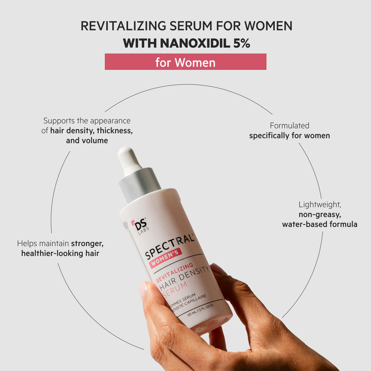 DS Labs Spectral Womens Hair Density Serum formerly SpectralCSF Lightweight LeaveIn for Fuller Thicker Looking Hair Fast