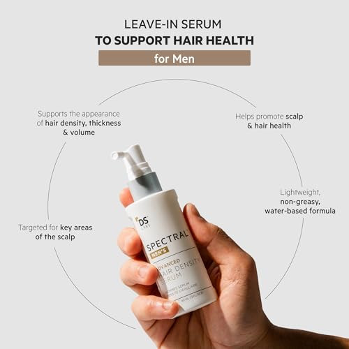DS Labs Spectral Mens Hair Density Serum formerly SpectralDNCN Lightweight LeaveIn for Fuller Looking Thicker Looking Ha