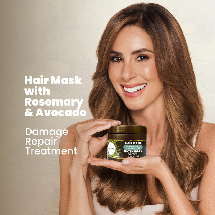 ANYELUZ Hair Mask Rosemary and Avocado Extracts Intensive Hydration and Strengthening Damage Repair Boost