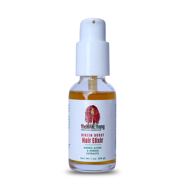 TheMANEthang Biotin Boost Oil Hair Oil for Dry Damaged Hair Strengthens weak limp hair