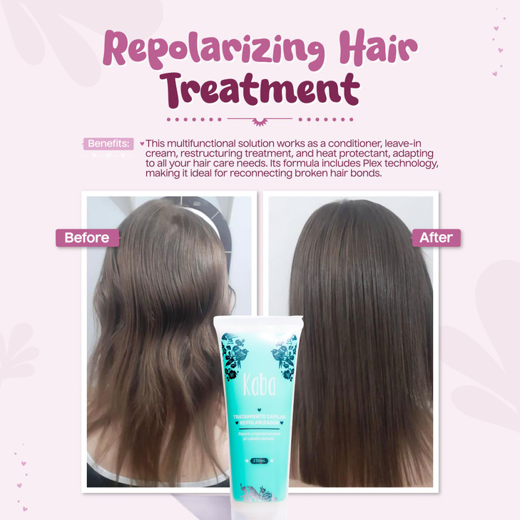 Kaba Hair Treatment Mask for Dry Damaged Hair Made With Natural Extracts Promotes Growth Deep Conditioning Restores Vita