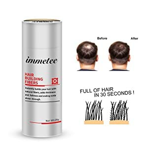 immetee Hair Building Fibres Powder Hair Fibres for Women Men 28g