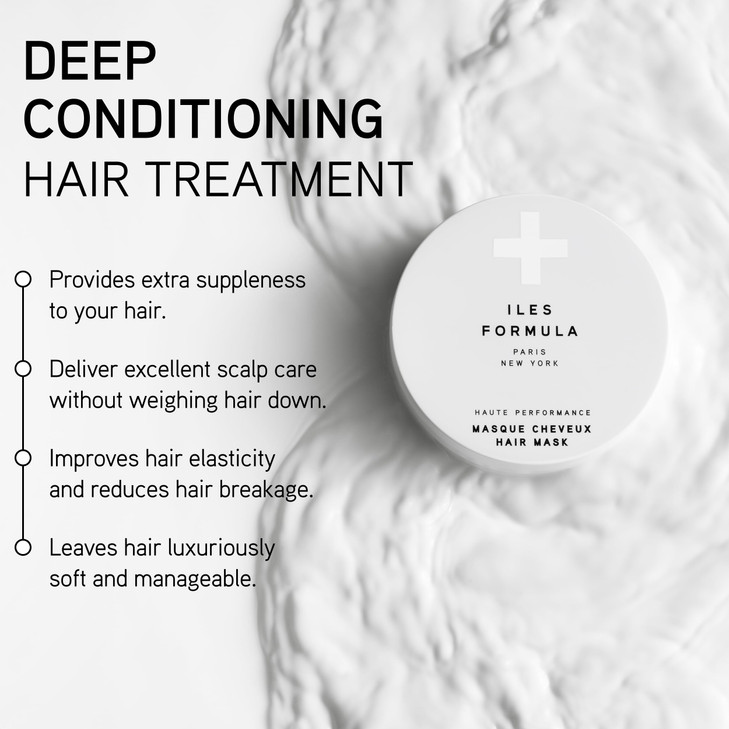 ILES FORMULA Hair Mask Deep Conditioning Hair Treatment for Dry Damaged Frizzy Hair Lightweight Hair Repair Mask with Tu