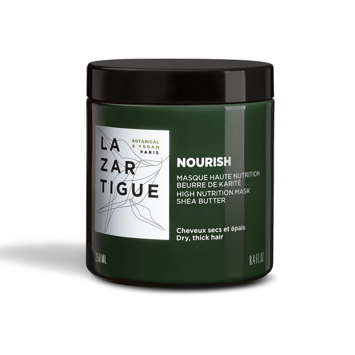 Lazartigue Nourish Mask Nourishes and Softens Hair Fibers Super Creamy Formula Suitable for Dry and Thick Hair Vegan Sul