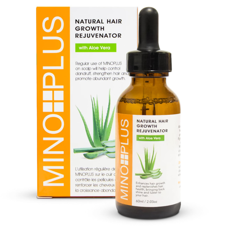 Mino Plus Natural Hair Growth Serum 60ml 2fl oz For Longer Stronger Thicker Fuller Hair Formulated to Prevent Hair Loss