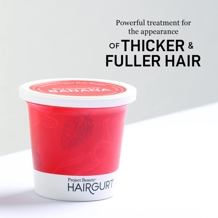 Hairgurt Strawberry Banana Smoothing Hair Mask for ColorTreated and Extremely Dry Damaged Hair Professional Deep Conditi