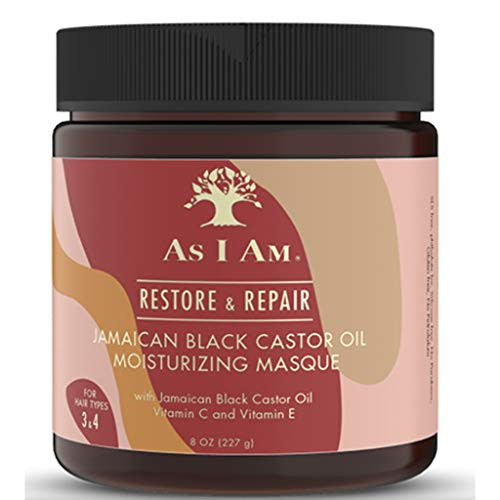 As Am JBCO Masque 8 ounce Deep Conditioning Hydration Repairs and Restores Scalp Health Vegan and Cruelty Free Enriched