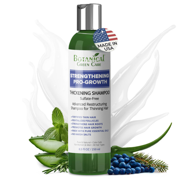 Strengthening Volumizing ProGrowth Shampoo Thinning Hair Made in USA