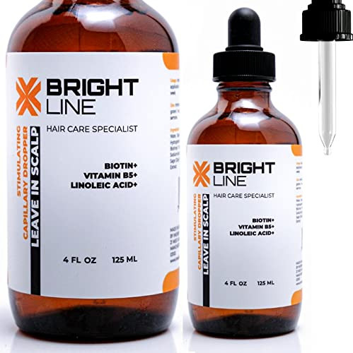 Bright Line Hair Growth Serum AntiHair Loss and Regrowth Treatment for Dry Damaged Hair and Scalp
