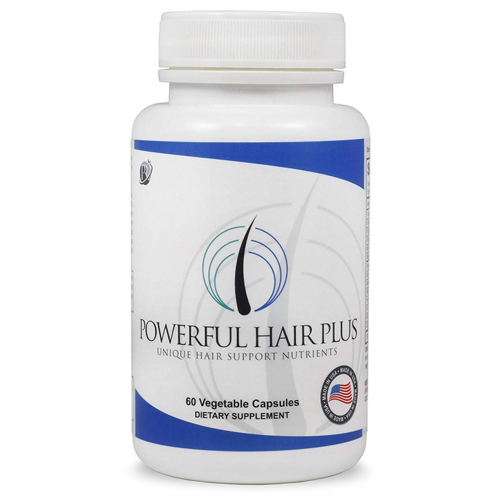 Powerful Hair Plus Unique Vitamins with Biotin for Healthy Hair Skin Nails Addresses Deficiencies Impacting Hair Loss Th