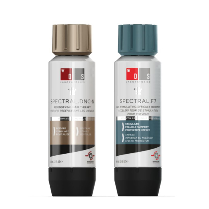 DS Labs Spectral Mens Spectral Booster Hair Density Serum LeaveIn Strengthening Thickening Minimize Shedding 60mL Packag