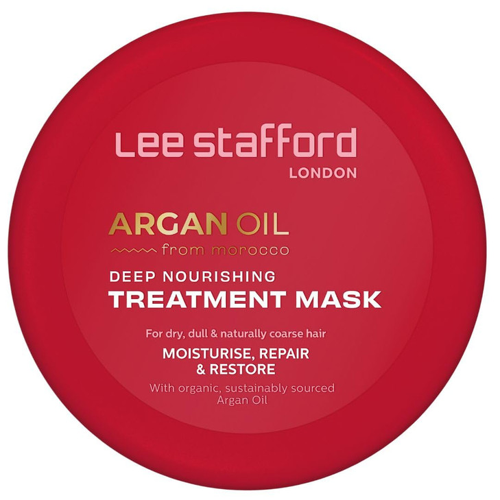 Lee Stafford Hydrating Hair Mask Argan Oil Collection Deep Conditioning Moroccan Treatment Best for Dry Damaged Hair to