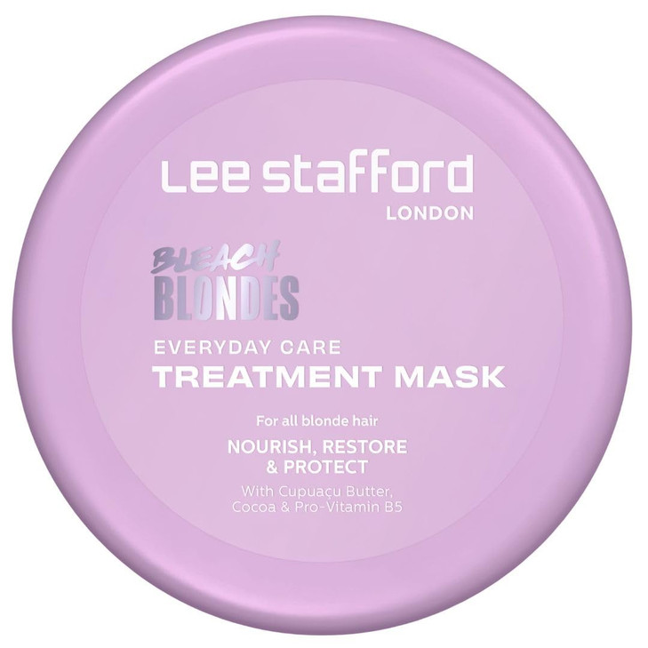 Lee Stafford Daily Blonde Hair Mask Bleach Blondes Everyday Treatment Hydrates Dry Damaged Bleached Hair Neutralizes Yel